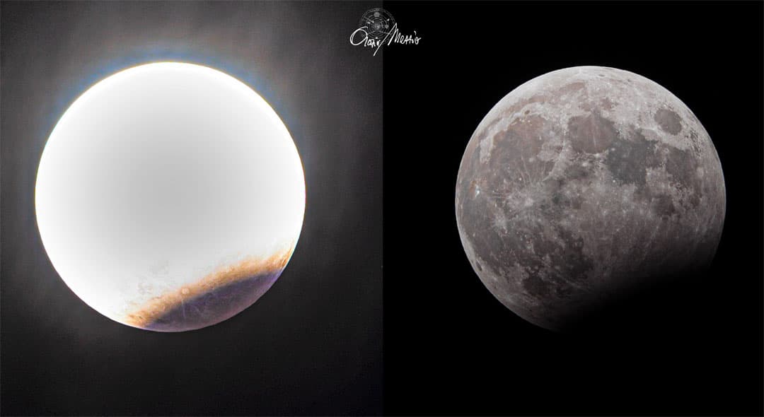 A Partial Lunar Eclipse