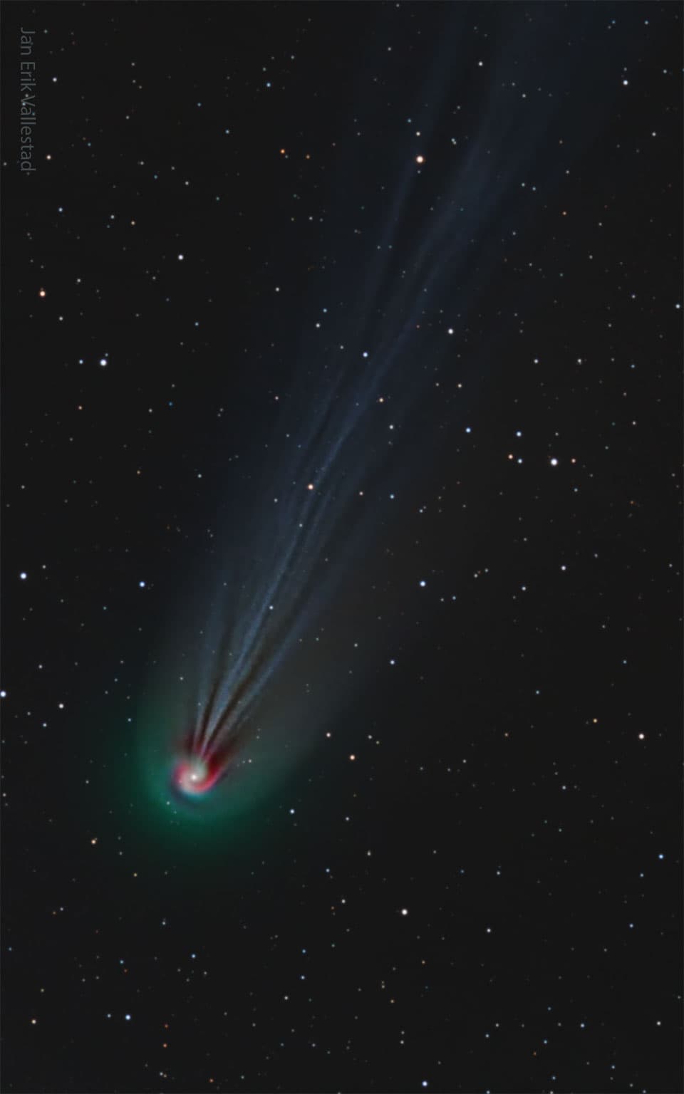 Comet Pons-Brooks' Swirling Coma
