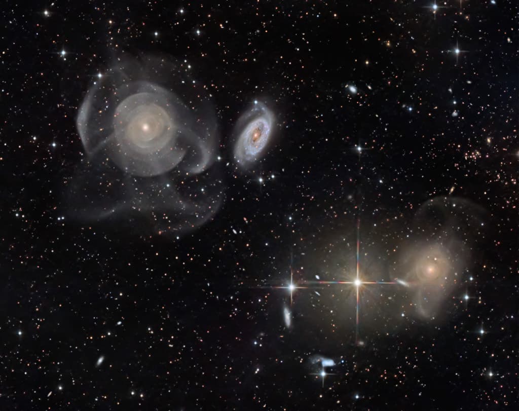 Shell Galaxies in Pisces