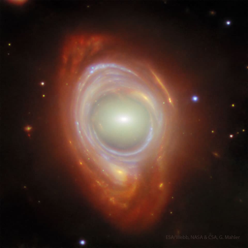 Galaxy Lenses Galaxy from Webb