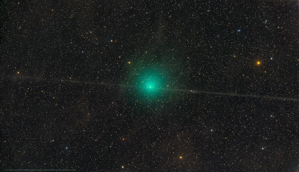 The Dust Trail of Comet Tempel 2