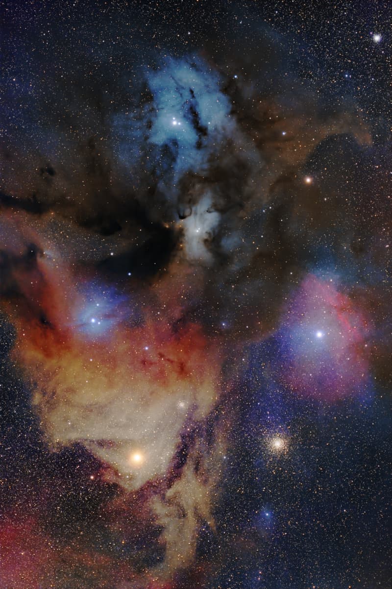 The Cotton Candy Clouds of Rho Ophiuchi