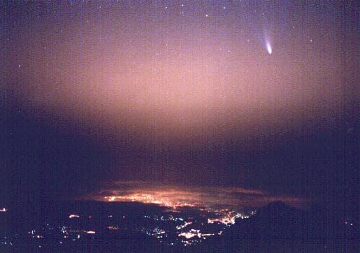 Hale-Bopp Brightest Comet This Century 
Credit: