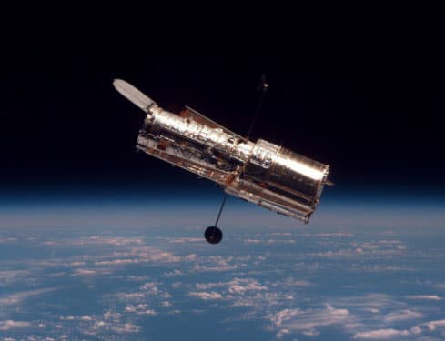 Hubble Floats Free 
Credit: