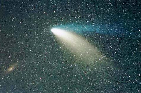 Hale-Bopp and Andromeda 
Credit and Copyright:
