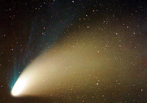 Hale-Bopp's Fickle Ion Tail