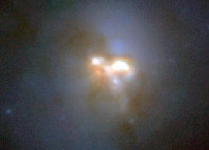 Arp 220: Spirals in Collision