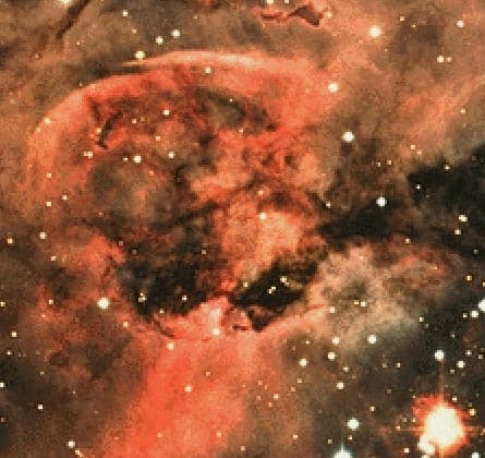 In the Center of the Keyhole Nebula