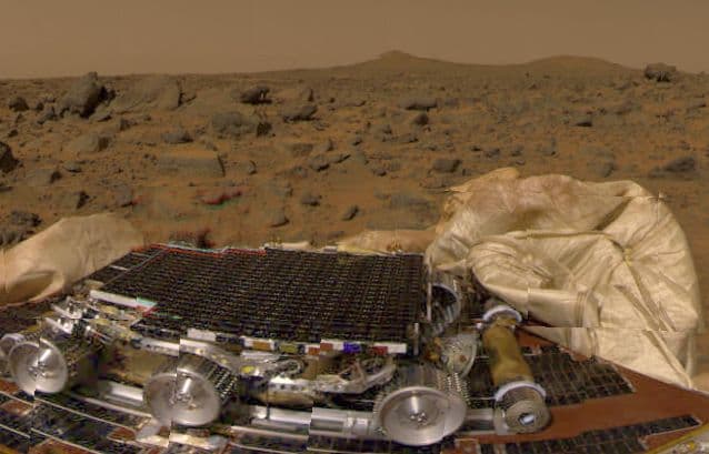 A Landing On Mars