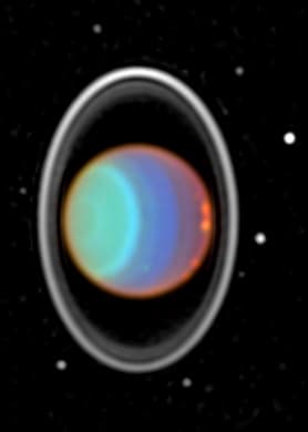 Uranian Moons, Rings, And Clouds