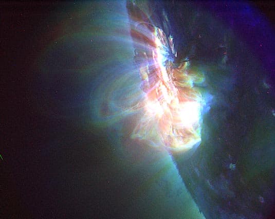 An Active Region of the Sun