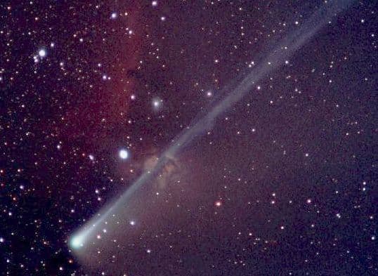 Comet SOHO and Nebulae in Orion