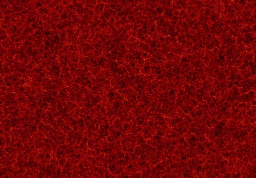 A Slice Through an Artificial Universe