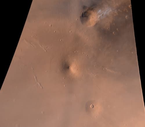Volcanos on Mars: Elysium Region