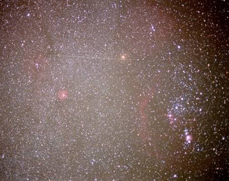 Meteor Milky Way