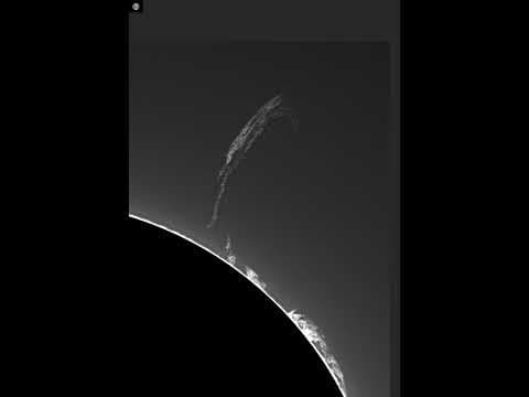 A Filament Leaps from the Sun