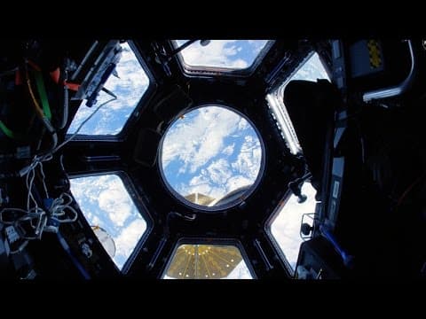 ISS Fisheye Fly-Through