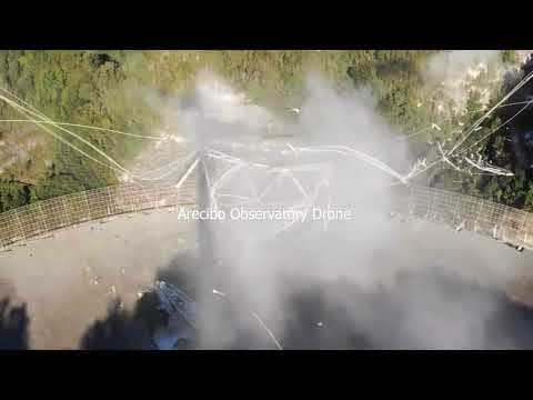 Arecibo Telescope Collapse