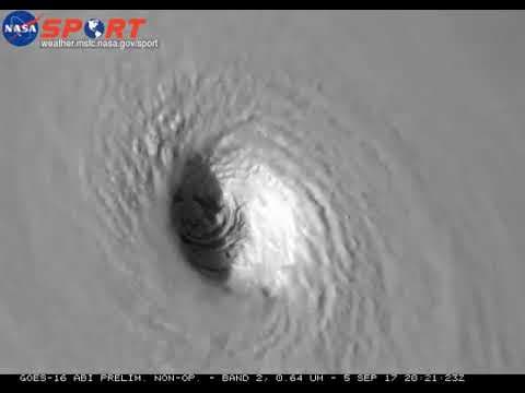 Swirling Around the Eye of Hurricane Irma