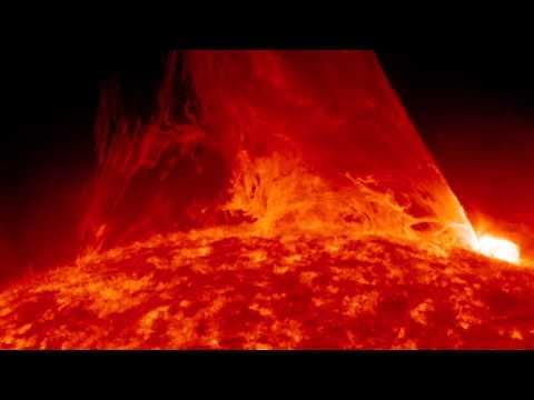 A Solar Prominence Eruption from SDO