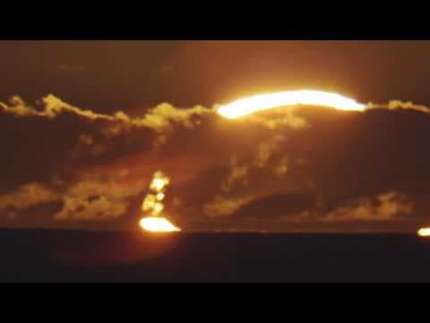 A Ring of Fire Sunrise Solar Eclipse
