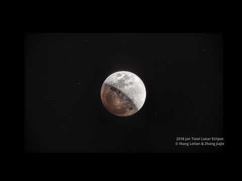 The Moon During a Total Lunar Eclipse