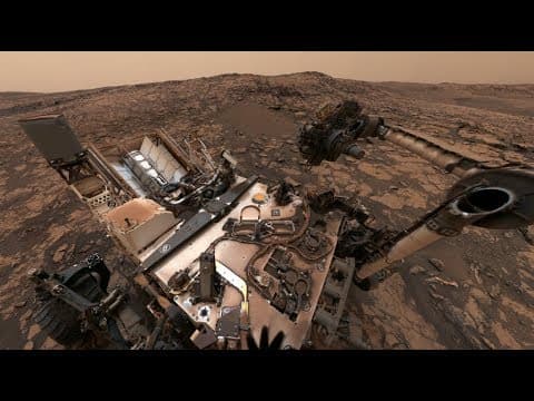 Curiosity Vista from Vera Rubin Ridge