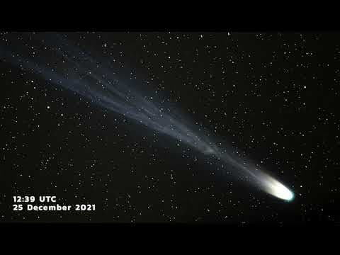 Video: Comet Leonard over One Hour