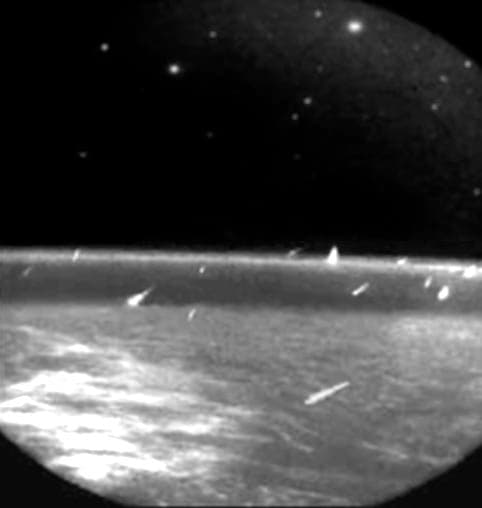 Leonids from Orbit