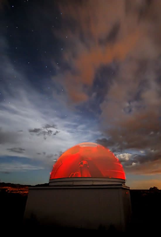 A Red Dome Under the Big Dipper