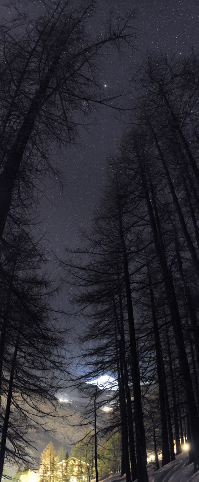Mars Over the Allalinhorn