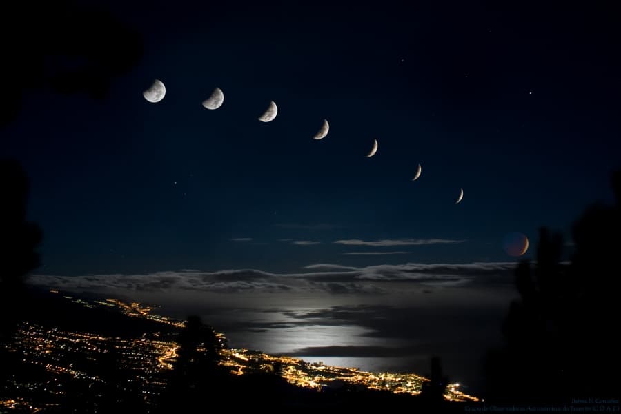 Eclipse at Moonset