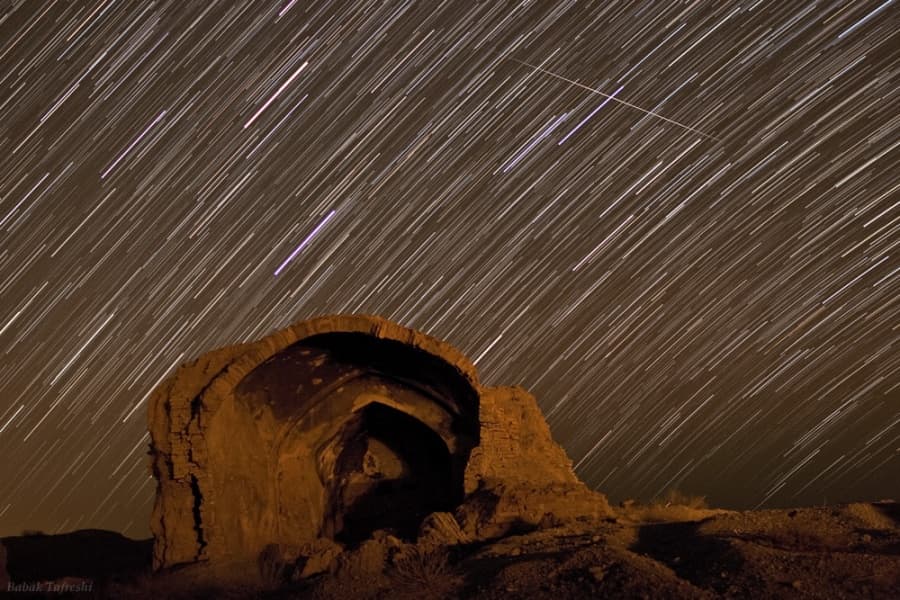 Quadrantids over Qumis