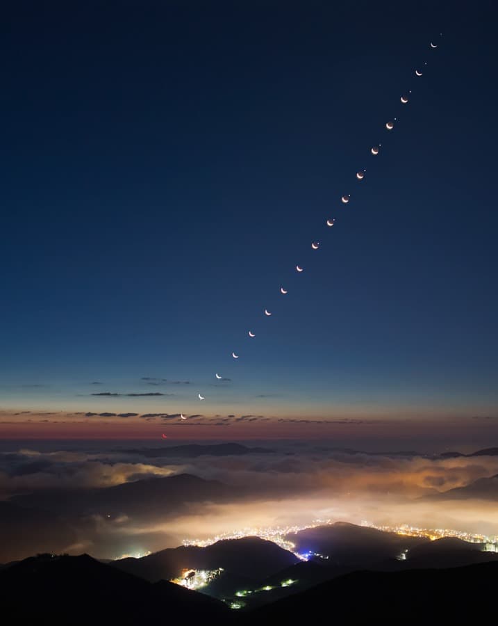 Moon Meets Morning Star