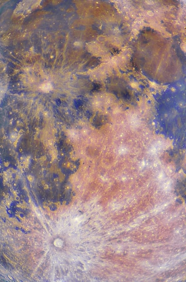 A Colorful Moon