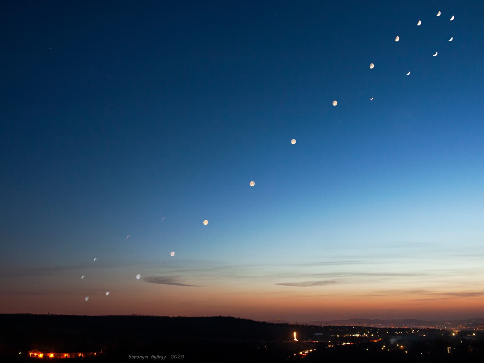 Analemma of the Moon