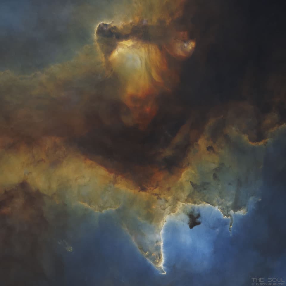 The Central Soul Nebula Without Stars