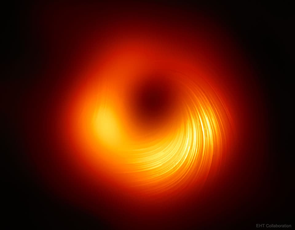 M87's Central Black Hole in Polarized Light