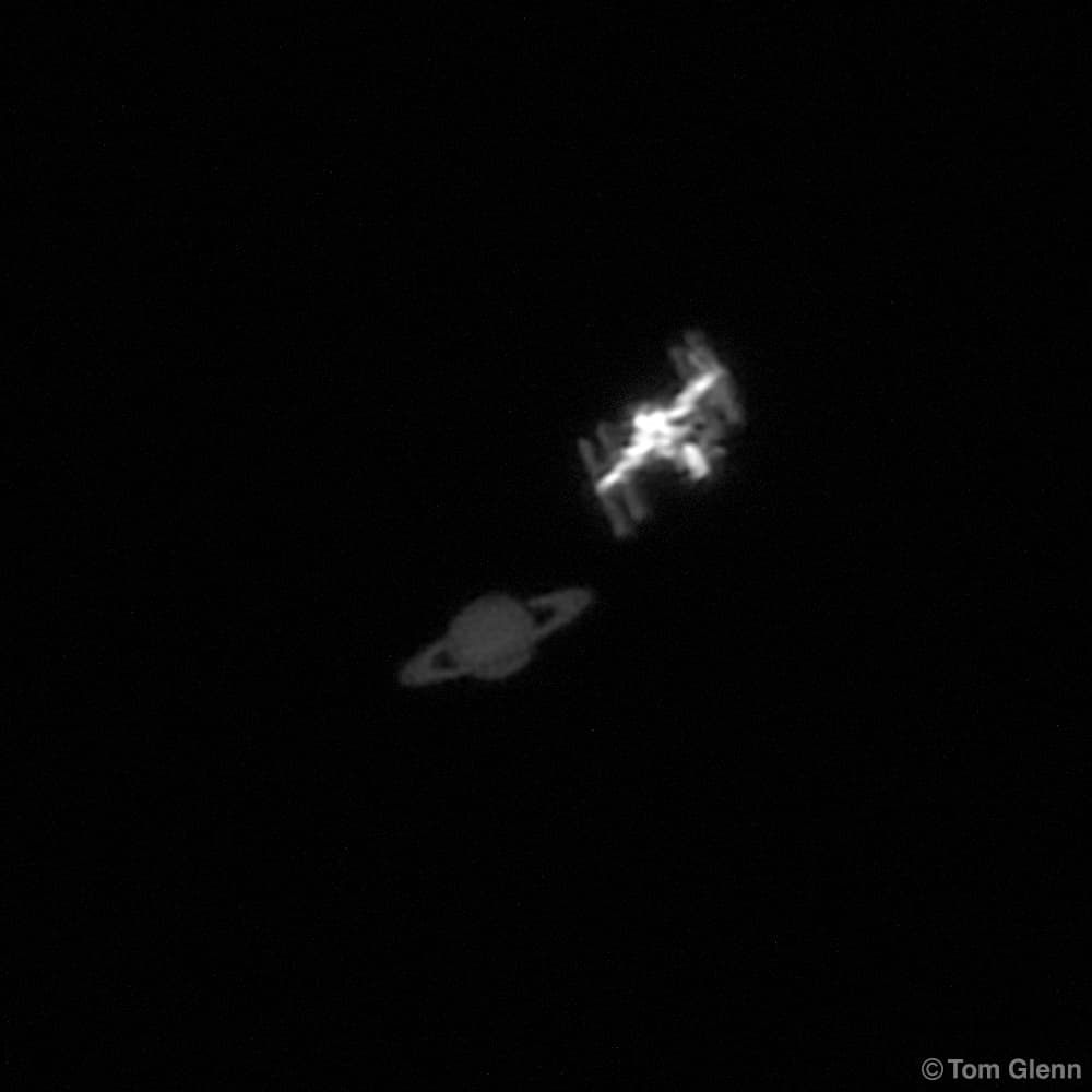 Saturn and the ISS