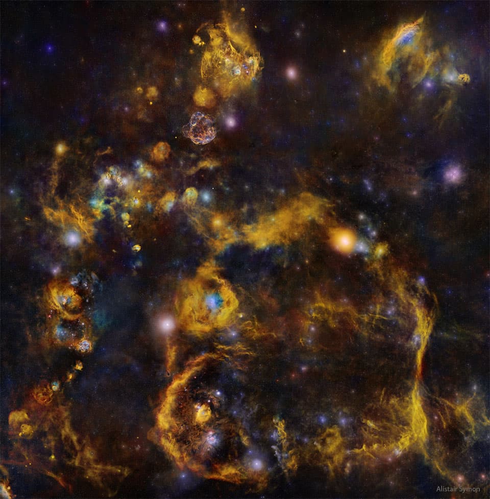 Deep Nebulas: From Seagull to California