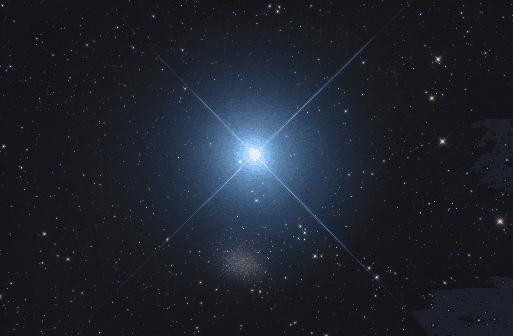 Regulus and the Dwarf Galaxy