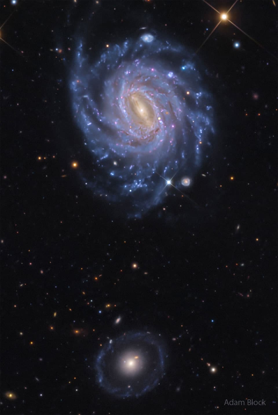 NGC 3660 and Burçin's Galaxy