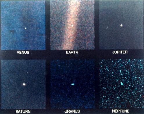 Our Solar System from Voyager