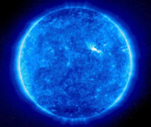 Blue Sun Glaring