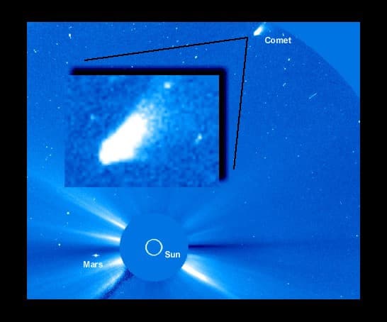 Discovery Image: Comet SOHO (1998 J1)