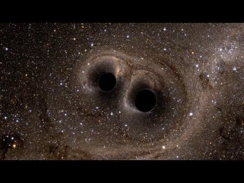 Two Black Holes Merge