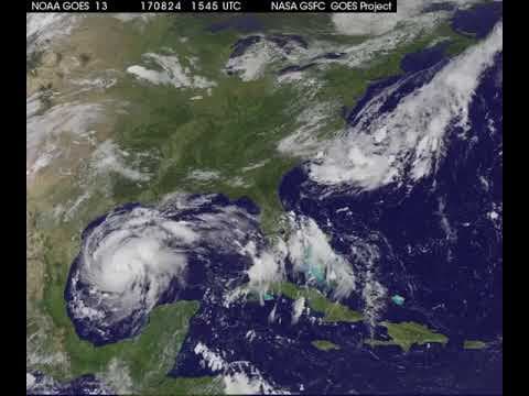 Hurricane Harvey Strengthens
